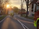 Öl aus Motorrad auf Straße