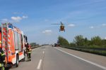 VU PKW/PKW - 1 Pers eingeschlossen - Fahrzeugbrand