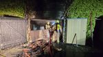 Scheunenbrand, Holz-Heizung explodiert