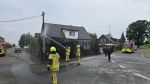 Brand Unrat am Gebäude; droht auf Haus überzugreifen.