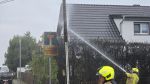Brand Unrat am Gebäude; droht auf Haus überzugreifen.