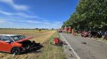 Verkehrsunfall mit eingeklemmter Person