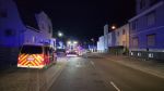 Brand Carport am Gebäude