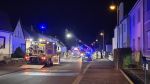 Brand Carport am Gebäude