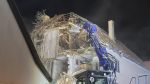 Abbruchhaus stürzt ein