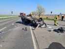 Verkehrsunfall, mit eingeklemmter Person
