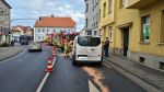 Diesel aus Transporter auf Straße