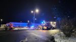 brennender LKW in der Werkstatt