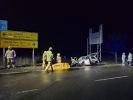Verkehrsunfall mit eingeklemmter Person