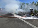 PKW - Fahrzeugbrand auf BAB