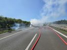 PKW - Fahrzeugbrand auf BAB