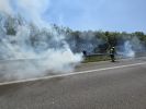 PKW - Fahrzeugbrand auf BAB